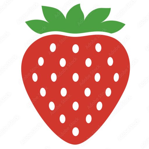 silly strawberry girl